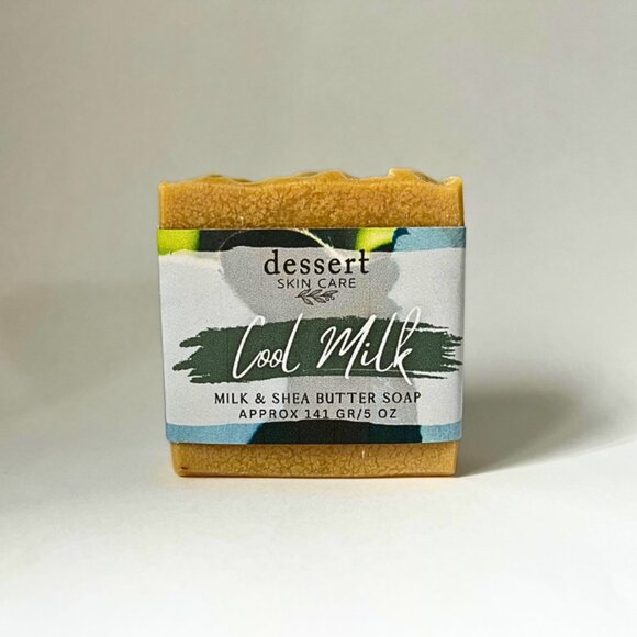 Handmade Unscented Cows' Milk Shea Butter Soap COOL MILK 141gr/5oz - Picture 2 of 3